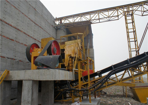 Jaw crusher production site
